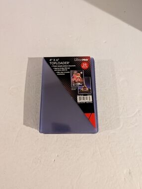 Ultra PRO 4" x 6" Toploader Card Sleeves - Purple (25 Pack)